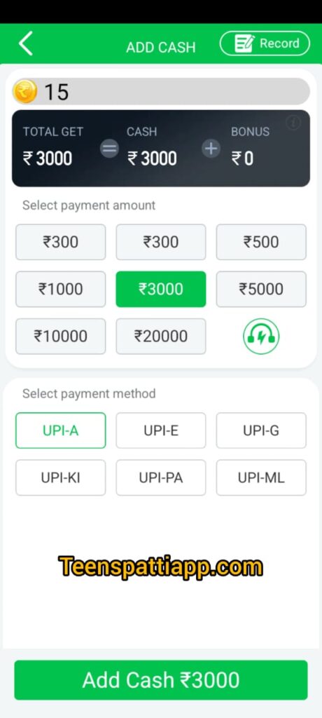 How To Add Cash in Teen Patti